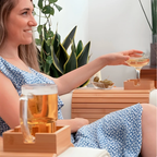 Accoudoir — Plateau flexible en bambou