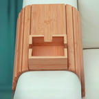Accoudoir — Plateau flexible en bambou