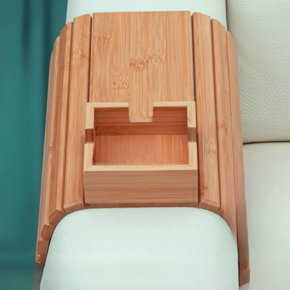 Accoudoir — Plateau flexible en bambou