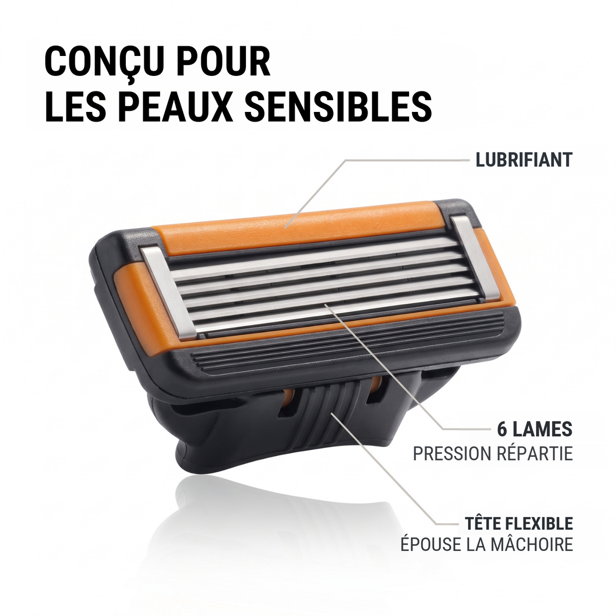 Conçu pour les peaux sensibles